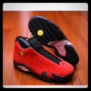 Jordan retro Ferrari 14’s size 14